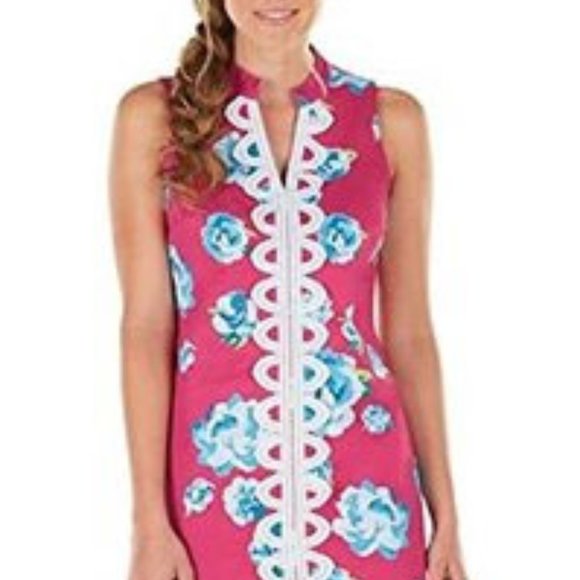 Mud Pie Mia Pink Sleeveless Dress - Large (This item runs small) - Picture 1 of 2
